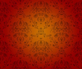 Vintage background orange