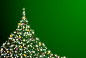 funkelnder weihnachtsbaum