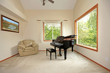 Piano room
