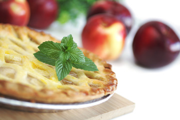 Fresh apple pie