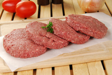 Ground beef patties