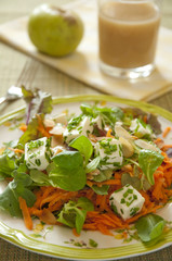Carrot salad with feta