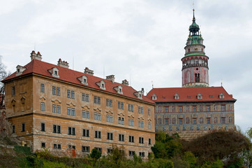 Fototapeta na wymiar Castle in Cesky Krumlov