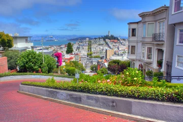 Foto op Plexiglas Lombard Street - San Francisco © nikla