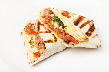 tortilla on the table