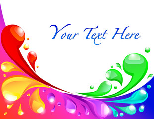 Multicolored paint