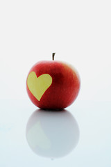 Apfel, Herz