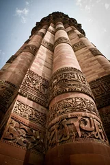 Selbstklebende Fototapeten Qutab Minar, Delhi © ooppmm
