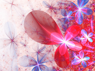 Bright fractal flowers © Keila Neokow