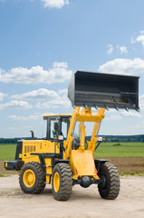 front end loader machine