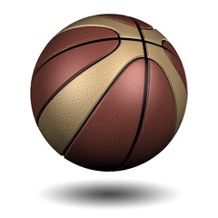 High resolution basketball isolated
