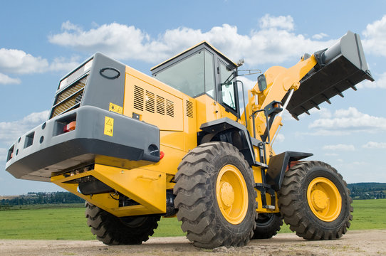 front end loader machine