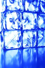 Tableaux sur verre Dans la glace Mur de glace