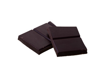 schwarze Schokolade (freigestellt)
