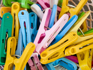 Colorful plastic clamp