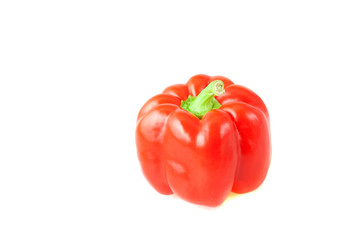 red pepper isolated on white
