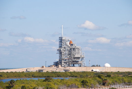 USA, Floride, Kennedy Space Center, cap Canaveral, fus&eacute;e