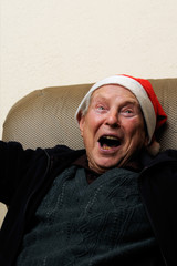 Crazy santa claus