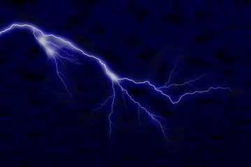 Lightning in the dark