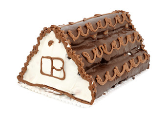 Chocolate pie-ice-cream