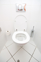 Interior of the room - Toilet in the bathroom