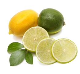 lime, lemon and leaf
