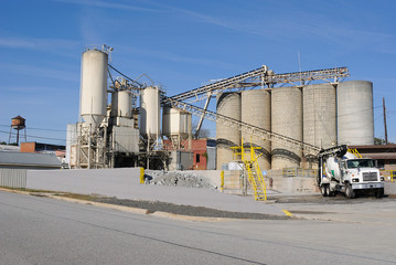 Truck Filling at Cement Factory