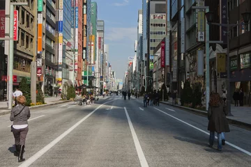 Fototapeten Ginza-Viertel. Tokio © emiliorodri