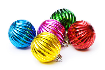 Christmas decoration isolated on the white background