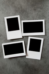 Designer concept - blank photo frames for your photos