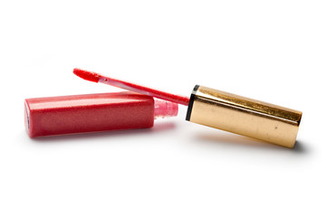 Lipstick isolated on white