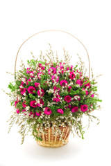 beautiful bouquet of dry flowers