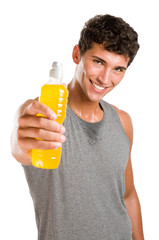 Fitness refreshment with energy drink