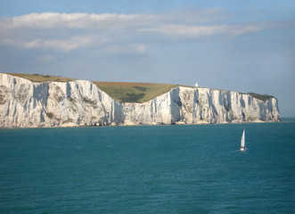white cliffs of Dover - obrazy, fototapety, plakaty