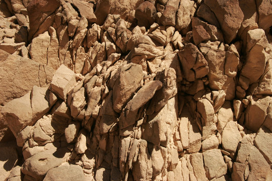 Felswand in der W&uuml;ste Sinai, &Auml;gypten