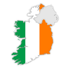 landkarte irland IIb