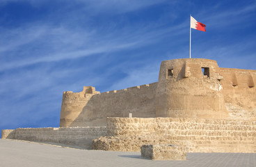 The western wall of Arad fort looking towards North
