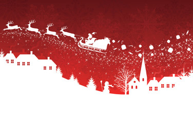 Red christmas background.