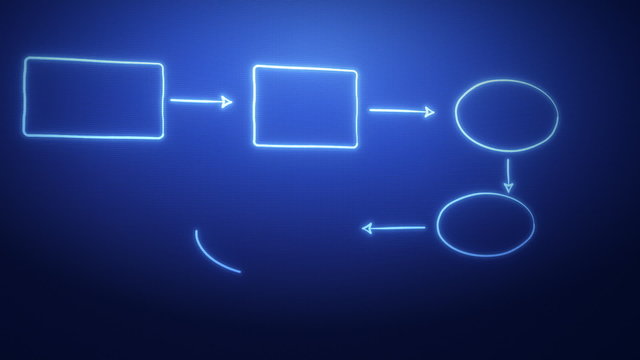 Animated blank  Strategy scheme projection