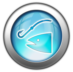 Obraz premium Glossy 3D effect button 
