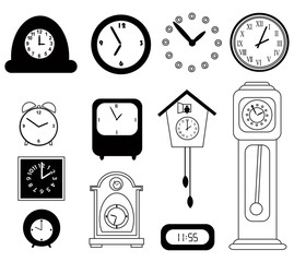 Set of clocks