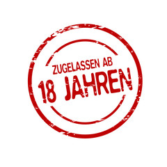 Zugelassen ab 18 Jahren