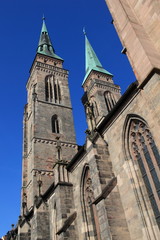 Fototapeta na wymiar Nürnberg, St. Sebald-Basilika
