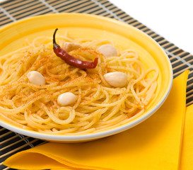 spaghetti aglio, olio e peperoncino