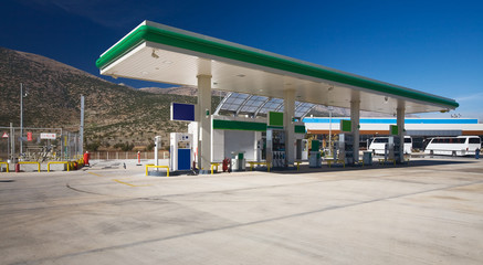 Tankstelle im Taurusgebirge