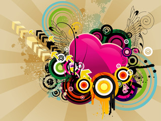 abstract color vector illustratin