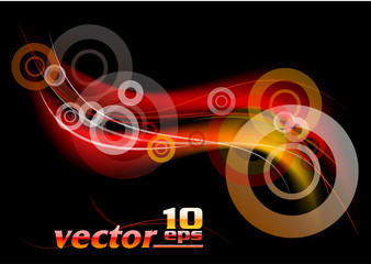 Obraz premium red and orange