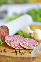 salami slices