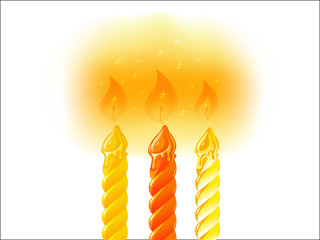 candle lite, vector