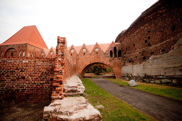 Teutonic castle-monument in Torun,Poland © 123108 Aneta